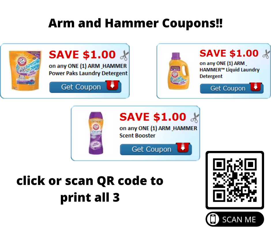 New Arm And Hammer Printable Coupons Links Deals At Various Stores