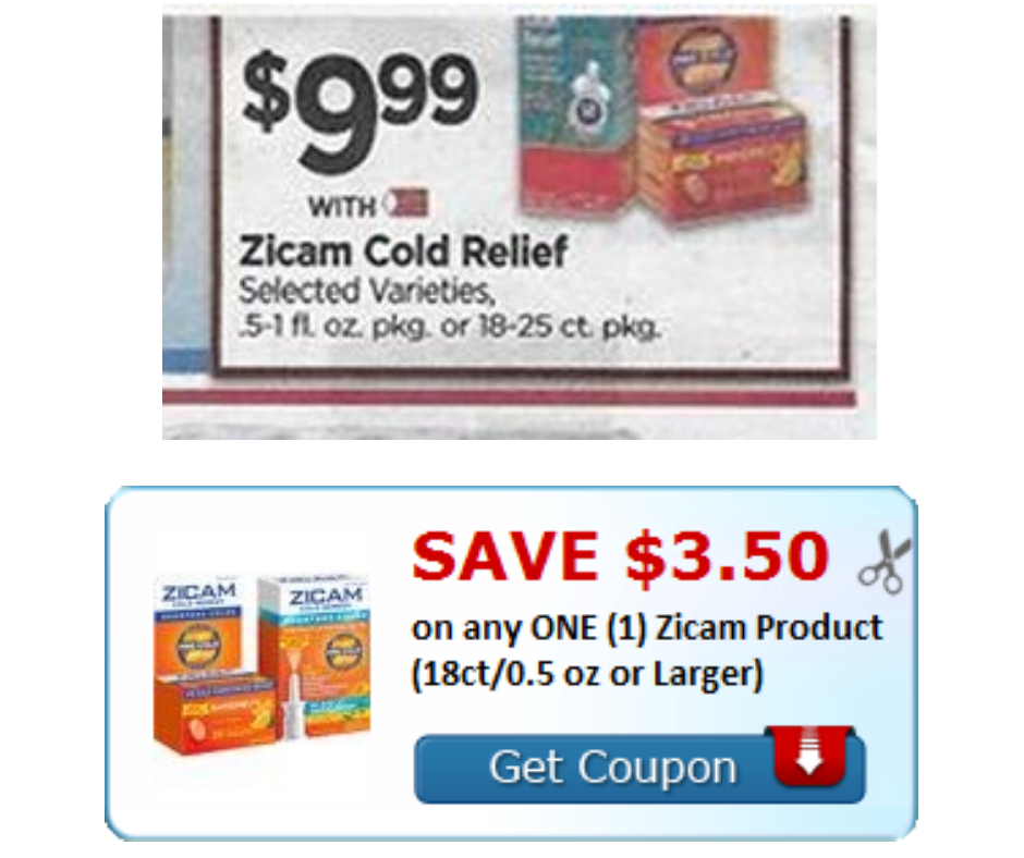 Tops Markets Zicam Deal with sale and HIGH VALUE coupon!!!